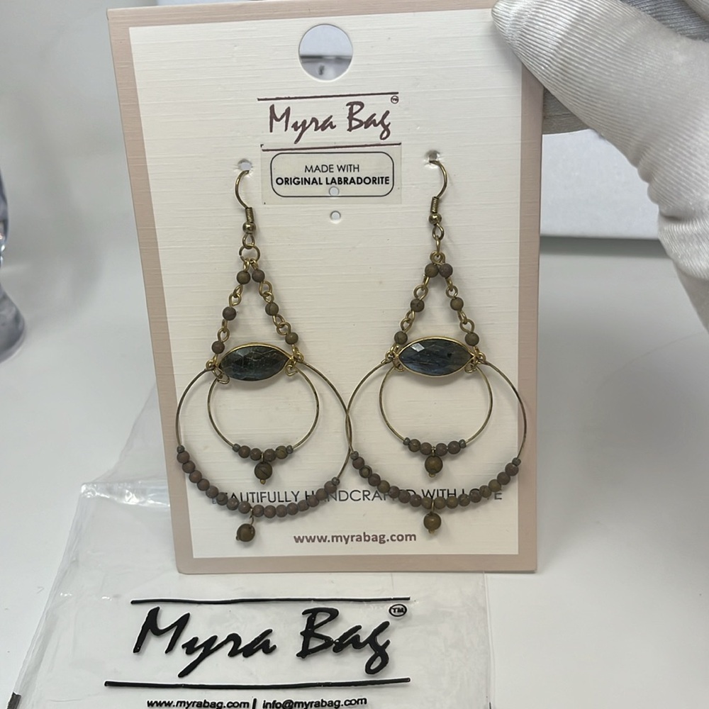 Myra bag earrings. MET